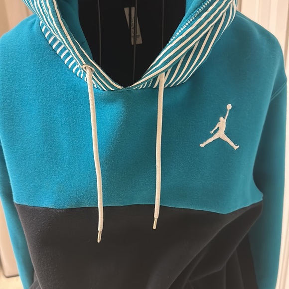 Puma medium unisex pullover hoodie with front pockets blue black color b… - Picture 11 of 13